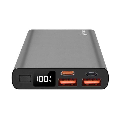Bonelk Eco Series Slim Power Bank 10,000mAh, PD20W / QC 18W - Black - Digital3d.com.au